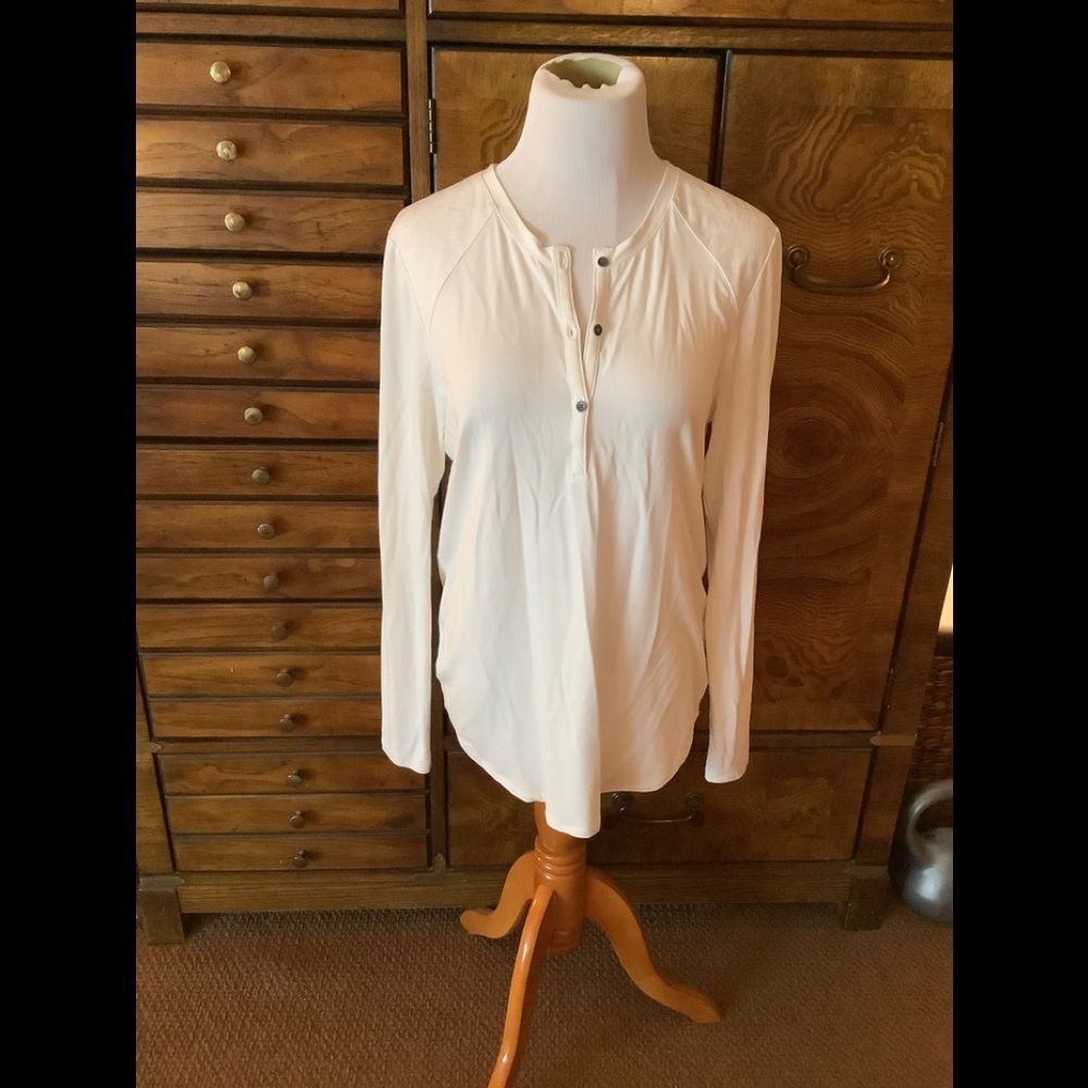 Women’s Calvin Klein White Button Up Henly